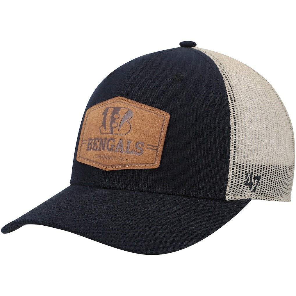 Cincinnati Bengals 47 brand '47 Rawhide Trucker Adjustable Hat