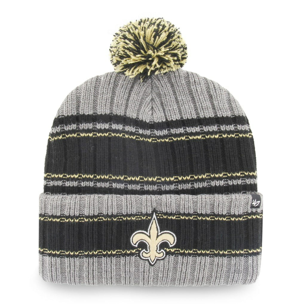 New Orleans Saints 47 brand '47 Rexford Cuffed Knit Hat with Pom