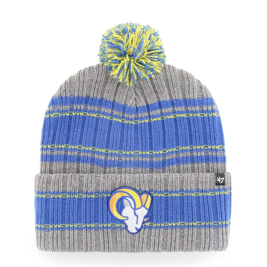 Los Angeles Rams 47 brand '47 Rexford Cuffed Knit Hat with Pom