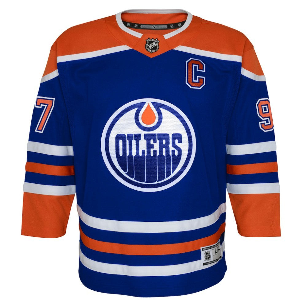 Connor McDavid Edmonton Oilers Youth Home Premier Player Jersey Outlet