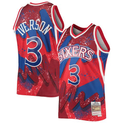 Allen Iverson Philadelphia 76ers Hardwood Classics 1996/97 Hyper Hoops Swingman Jersey Online