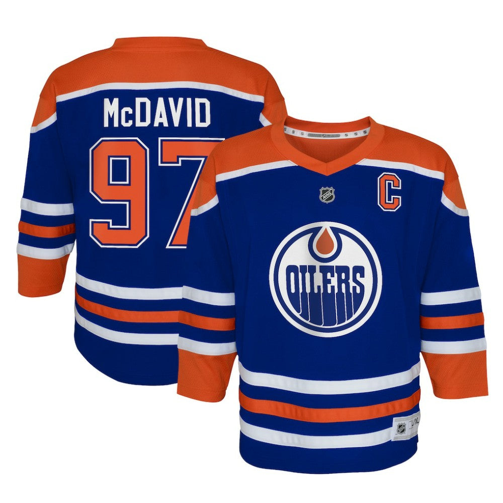 Connor McDavid Edmonton Oilers Youth Home Replica Player Jersey Sale