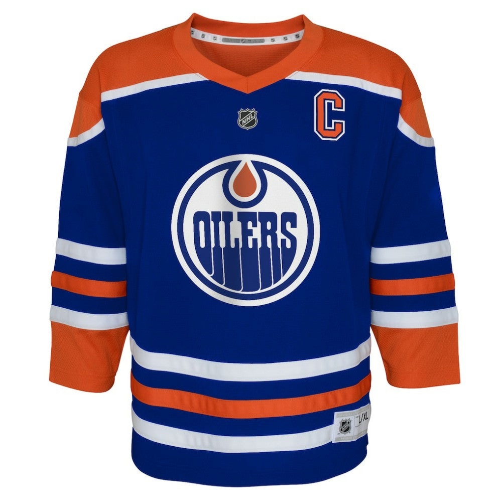 Connor McDavid Edmonton Oilers Youth Home Replica Player Jersey Sale