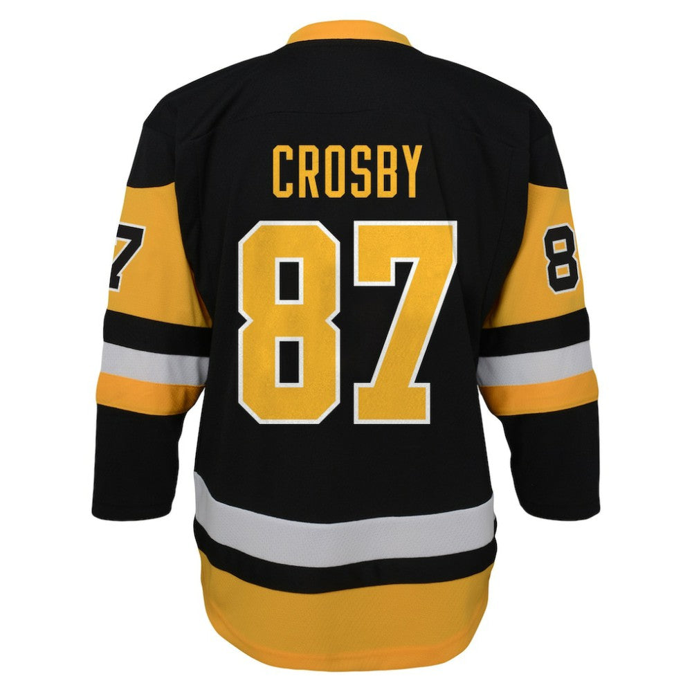 Sidney Crosby Pittsburgh Penguins Youth Captain Patch Home Replica Player Jersey On Sale