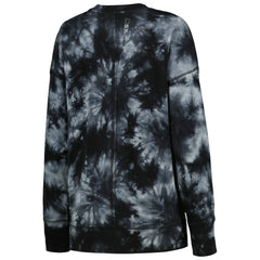 Cleveland Browns  MSX by Michael Strahan Women's Bailey Tie-Dye Tri-Blend Pullover Sweatshirt