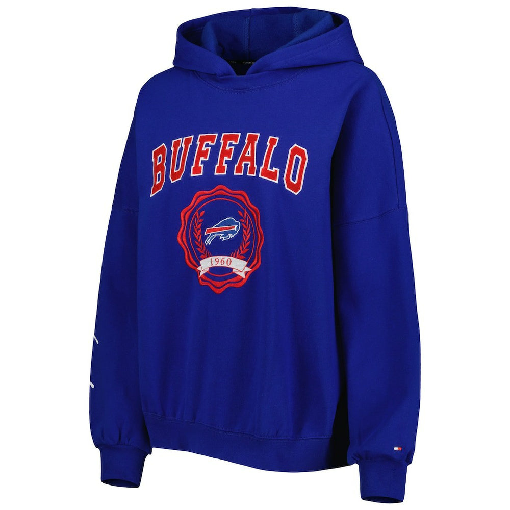 Buffalo Bills  Tommy Hilfiger Women's Becca Drop Shoulder Pullover Hoodie