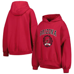 Arizona Cardinals  Tommy Hilfiger Women's Becca Drop Shoulder Pullover Hoodie
