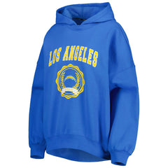 Los Angeles Chargers  Tommy Hilfiger Women's Becca Drop Shoulder Pullover Hoodie