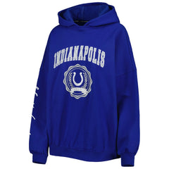 Indianapolis Colts  Tommy Hilfiger Women's Becca Drop Shoulder Pullover Hoodie