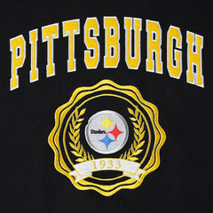Pittsburgh Steelers  Tommy Hilfiger Women's Becca Drop Shoulder Pullover Hoodie