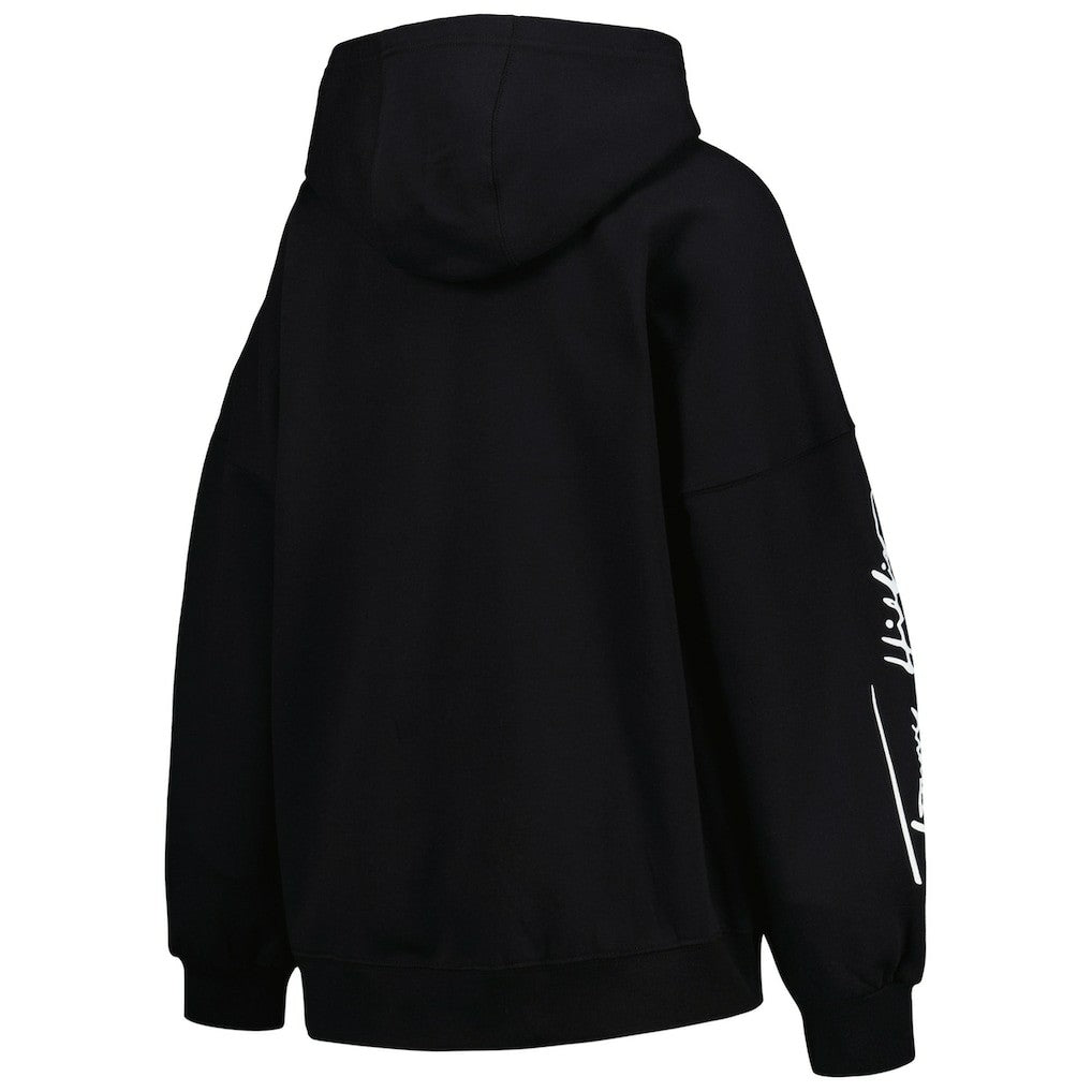 Las Vegas Raiders  Tommy Hilfiger Women's Becca Drop Shoulder Pullover Hoodie