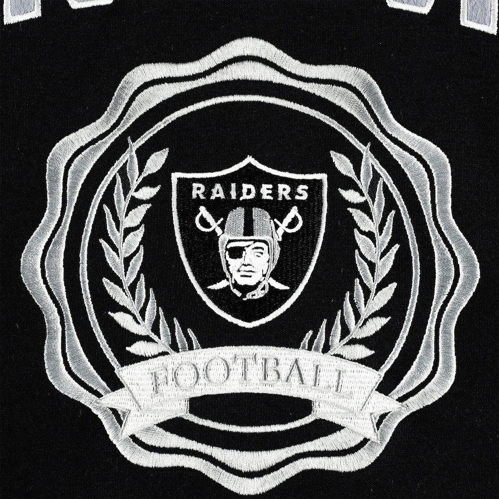 Las Vegas Raiders  Tommy Hilfiger Women's Becca Drop Shoulder Pullover Hoodie