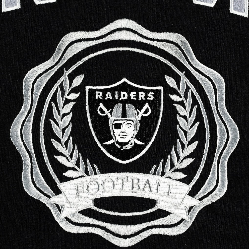 Las Vegas Raiders  Tommy Hilfiger Women's Becca Drop Shoulder Pullover Hoodie