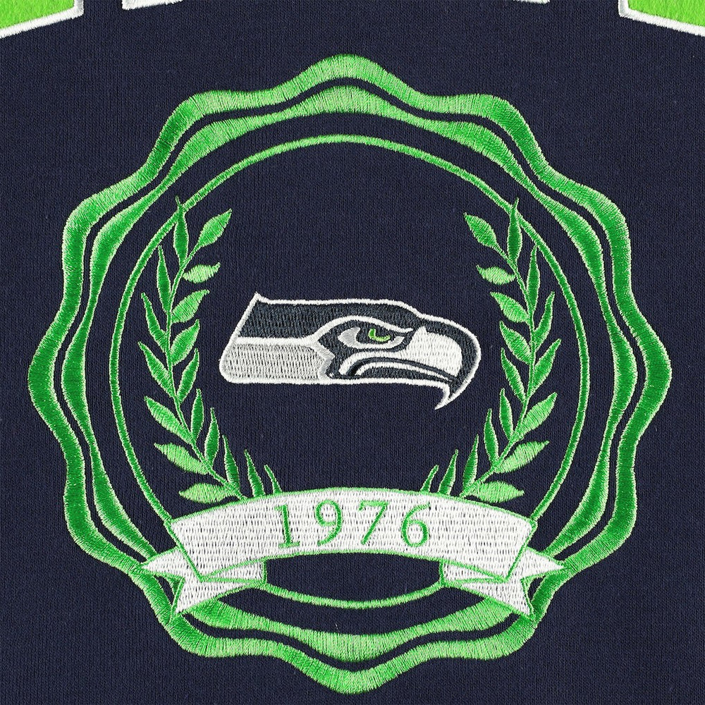 Seattle Seahawks  Tommy Hilfiger Women's Becca Drop Shoulder Pullover Hoodie