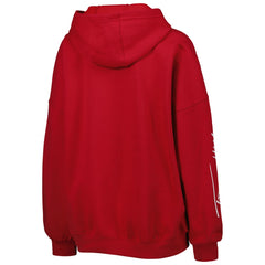 Tampa Bay Buccaneers  Tommy Hilfiger Women's Becca Drop Shoulder Pullover Hoodie