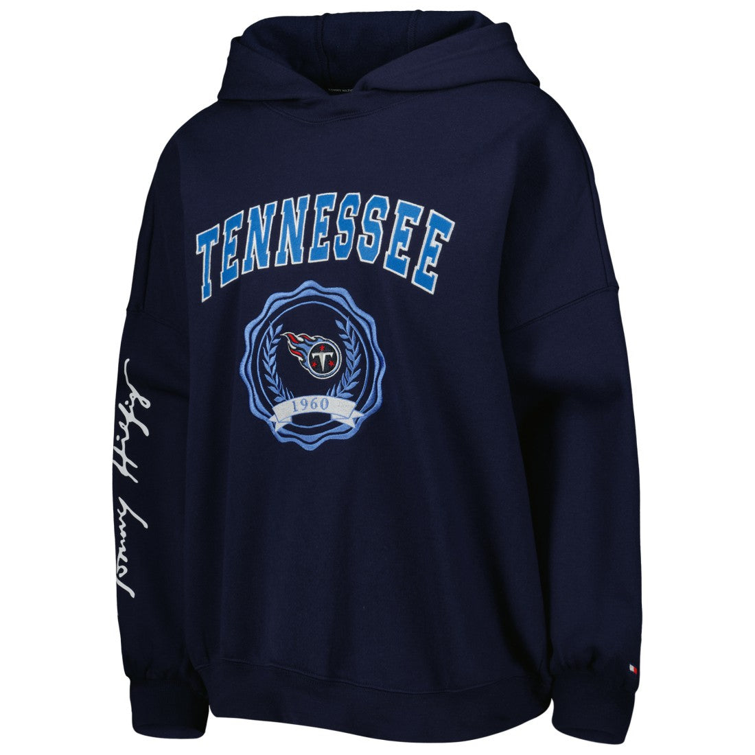 Tennessee Titans  Tommy Hilfiger Women's Becca Drop Shoulder Pullover Hoodie