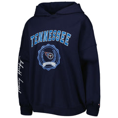 Tennessee Titans  Tommy Hilfiger Women's Becca Drop Shoulder Pullover Hoodie