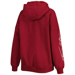 Washington Commanders  Tommy Hilfiger Women's Becca Drop Shoulder Pullover Hoodie