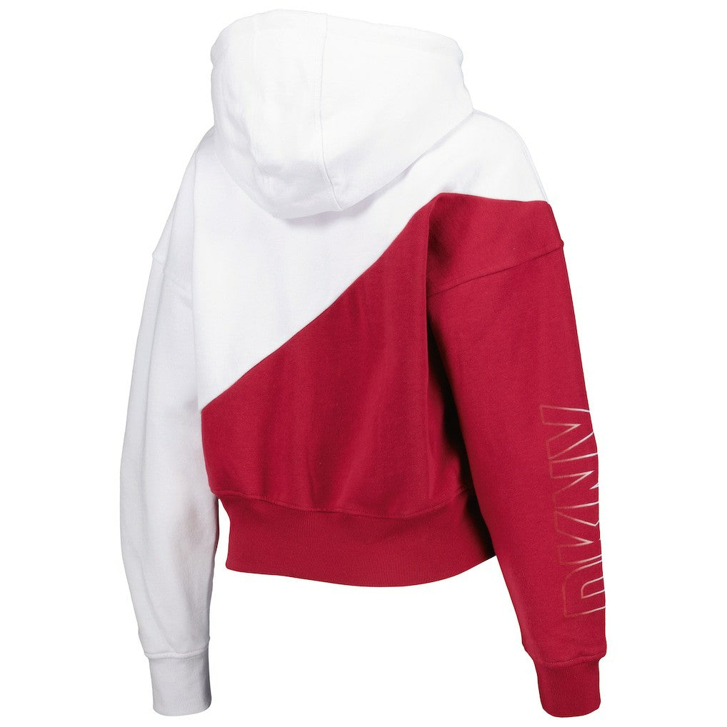 Arizona Cardinals  DKNY Sport Women's Bobbi Color Blocked Pullover Hoodie