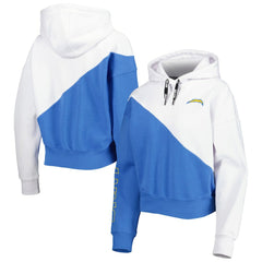Los Angeles Chargers  DKNY Sport Women's Bobbi Color Blocked Pullover Hoodie