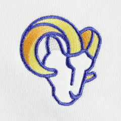 Los Angeles Rams  DKNY Sport Women's Bobbi Color Blocked Pullover Hoodie