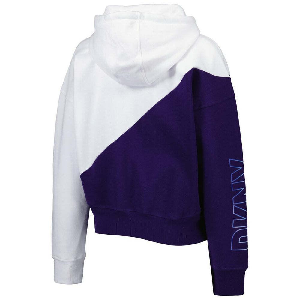 Baltimore Ravens  DKNY Sport Women's Bobbi Color Blocked Pullover Hoodie