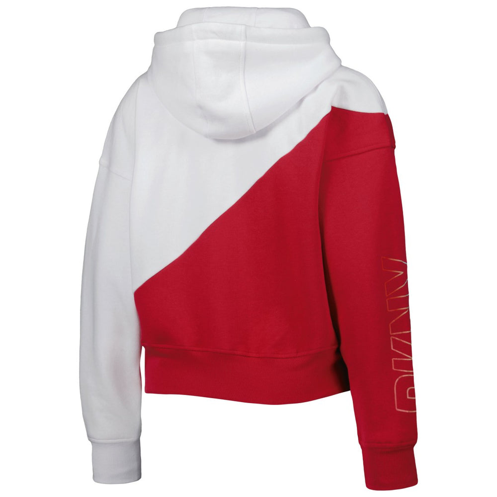 Tampa Bay Buccaneers  DKNY Sport Women's Bobbi Color Blocked Pullover Hoodie