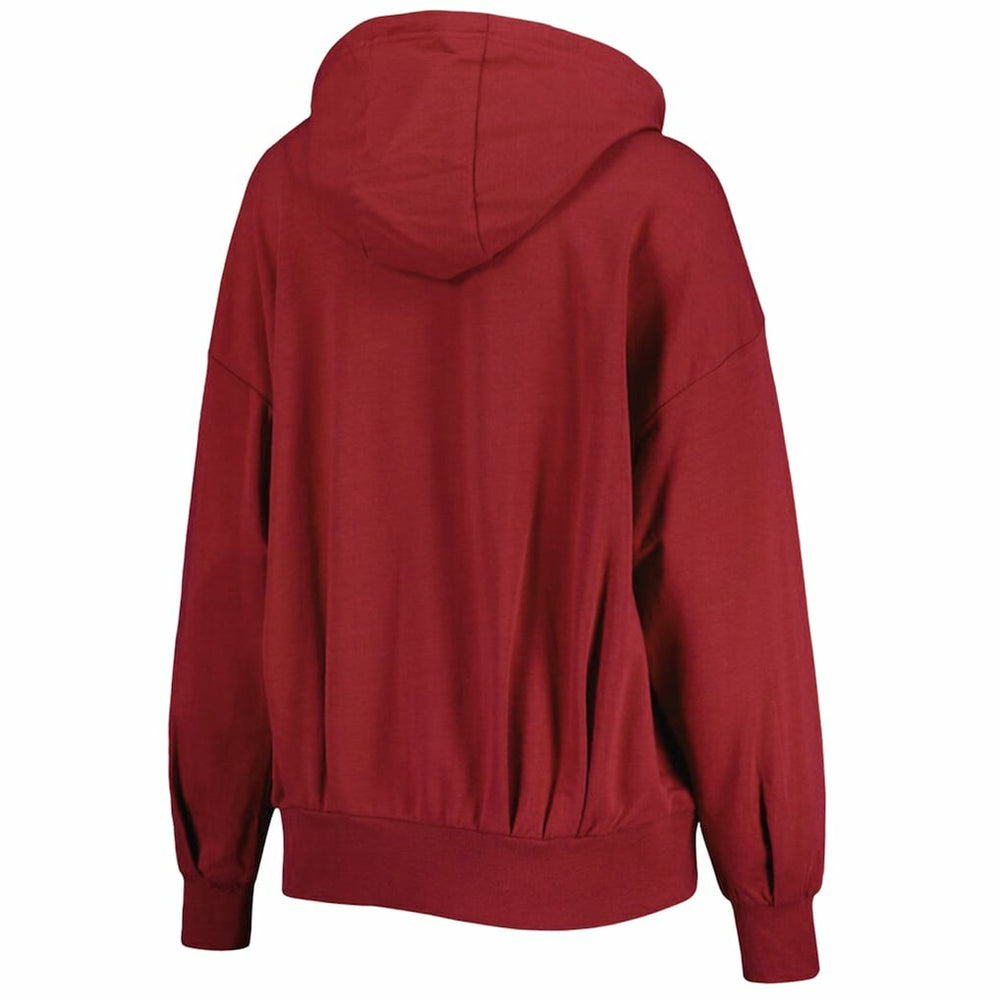 Arizona Cardinals  MSX by Michael Strahan Women's Emerson Lightweight Full-Zip Hoodie