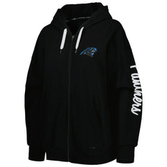 Carolina Panthers  MSX by Michael Strahan Women's Emerson Lightweight Full-Zip Hoodie
