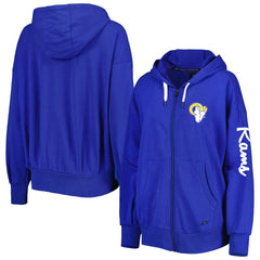 Los Angeles Rams  MSX by Michael Strahan Women's Emerson Lightweight Full-Zip Hoodie