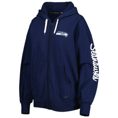 Seattle Seahawks  MSX by Michael Strahan Women's Emerson Lightweight Full-Zip Hoodie