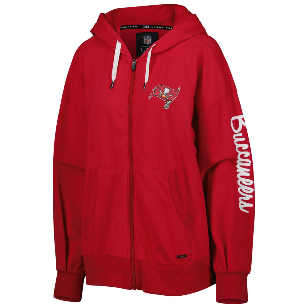 Tampa Bay Buccaneers  MSX by Michael Strahan Women's Emerson Lightweight Full-Zip Hoodie