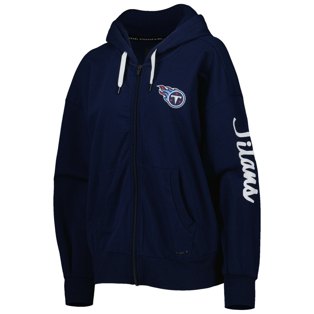 Tennessee Titans  MSX by Michael Strahan Women's Emerson Lightweight Full-Zip Hoodie