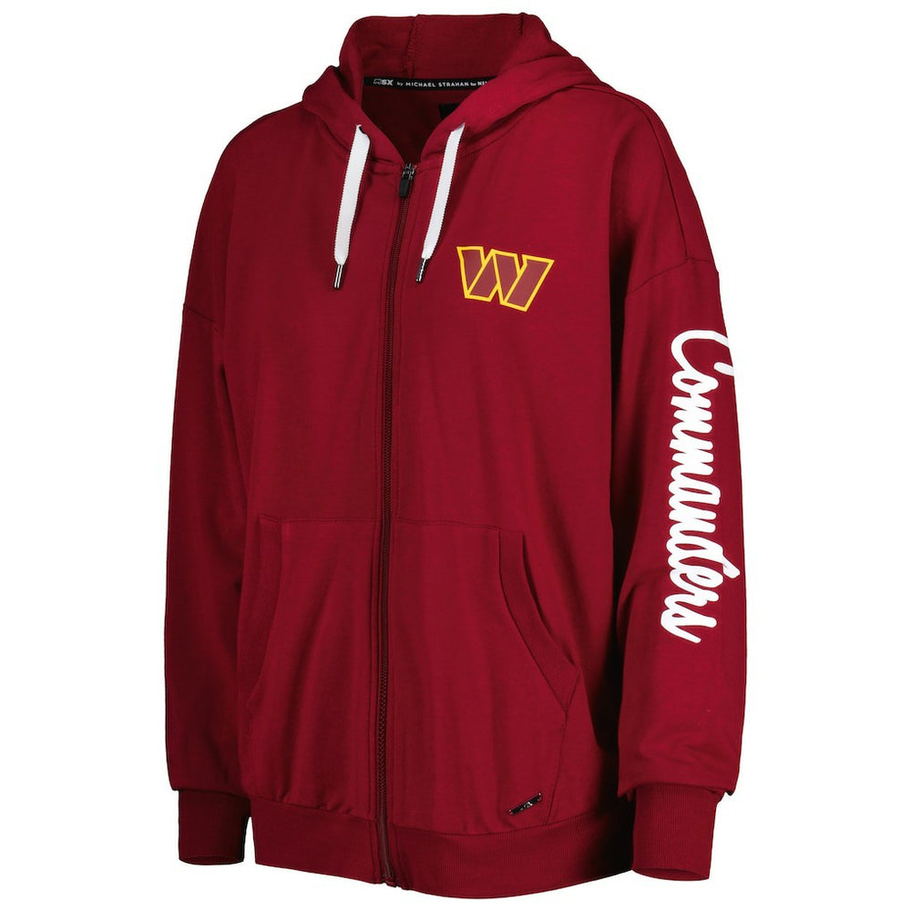 Washington Commanders  MSX by Michael Strahan Women's Emerson Lightweight Full-Zip Hoodie