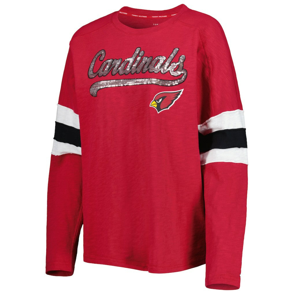 Arizona Cardinals  Tommy Hilfiger Women's Justine Long Sleeve Tunic T-Shirt