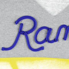 Los Angeles Rams  Touch Women's Outfield Deep V-Back Waist Length Pullover Sweatshirt