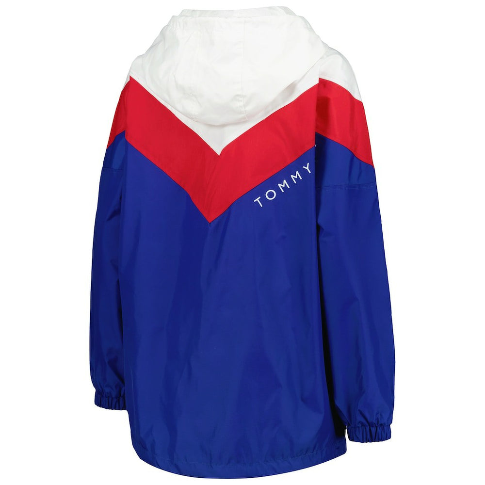 Buffalo Bills  Tommy Hilfiger Women's Staci Half-Zip Hoodie Windbreaker Jacket