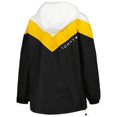 Pittsburgh Steelers  Tommy Hilfiger Women's Staci Half-Zip Hoodie Windbreaker Jacket
