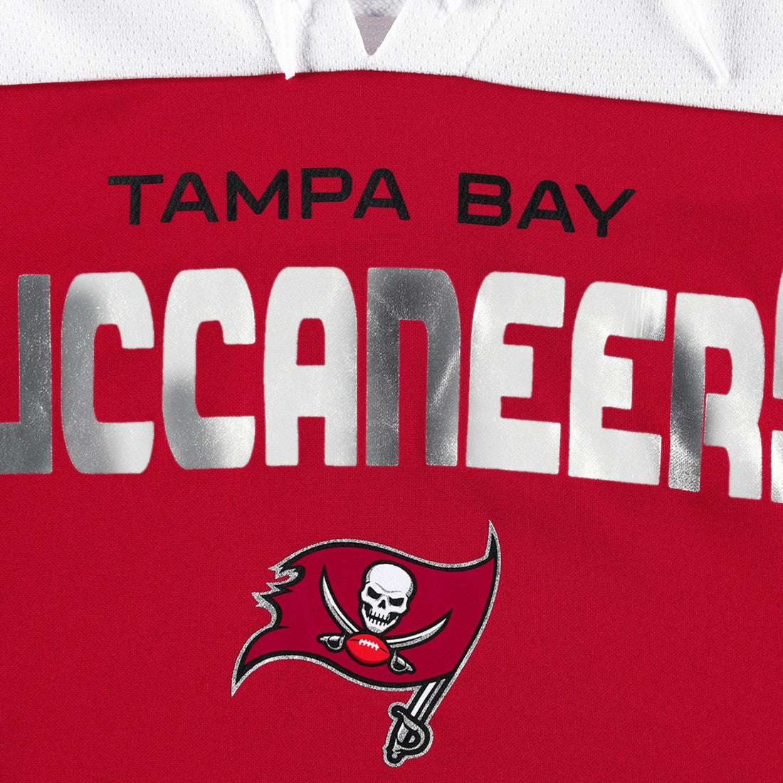 Tampa Bay Buccaneers  G-III 4Her by Carl Banks Women's Double Team 3/4-Sleeve Lace-Up T-Shirt