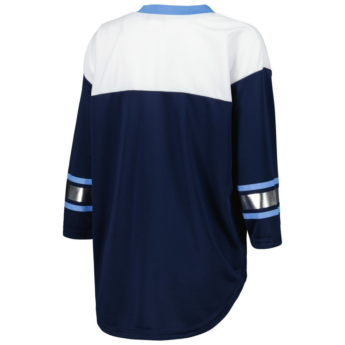 Tennessee Titans  G-III 4Her by Carl Banks Women's Double Team 3/4-Sleeve Lace-Up T-Shirt