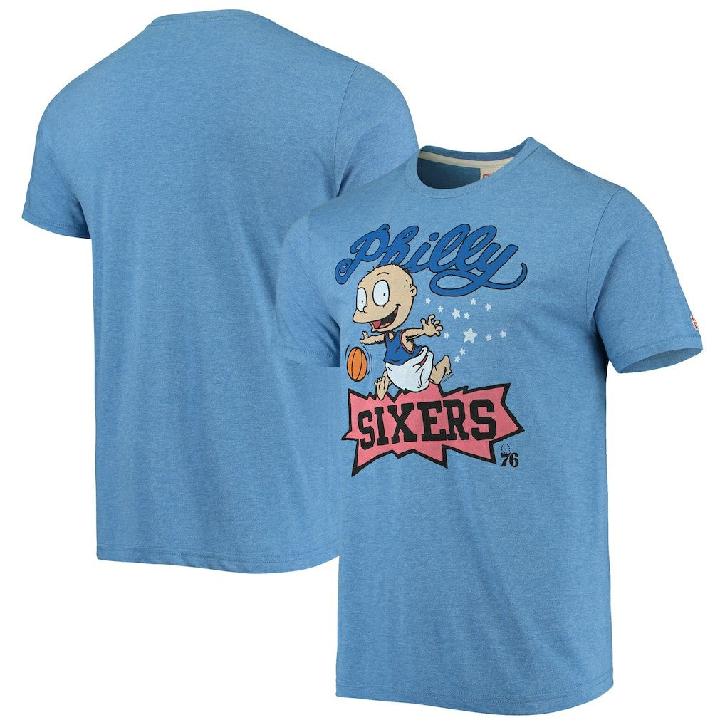 Philadelphia 76ers Homage NBA x Rugrats Tri-Blend T-Shirt Online