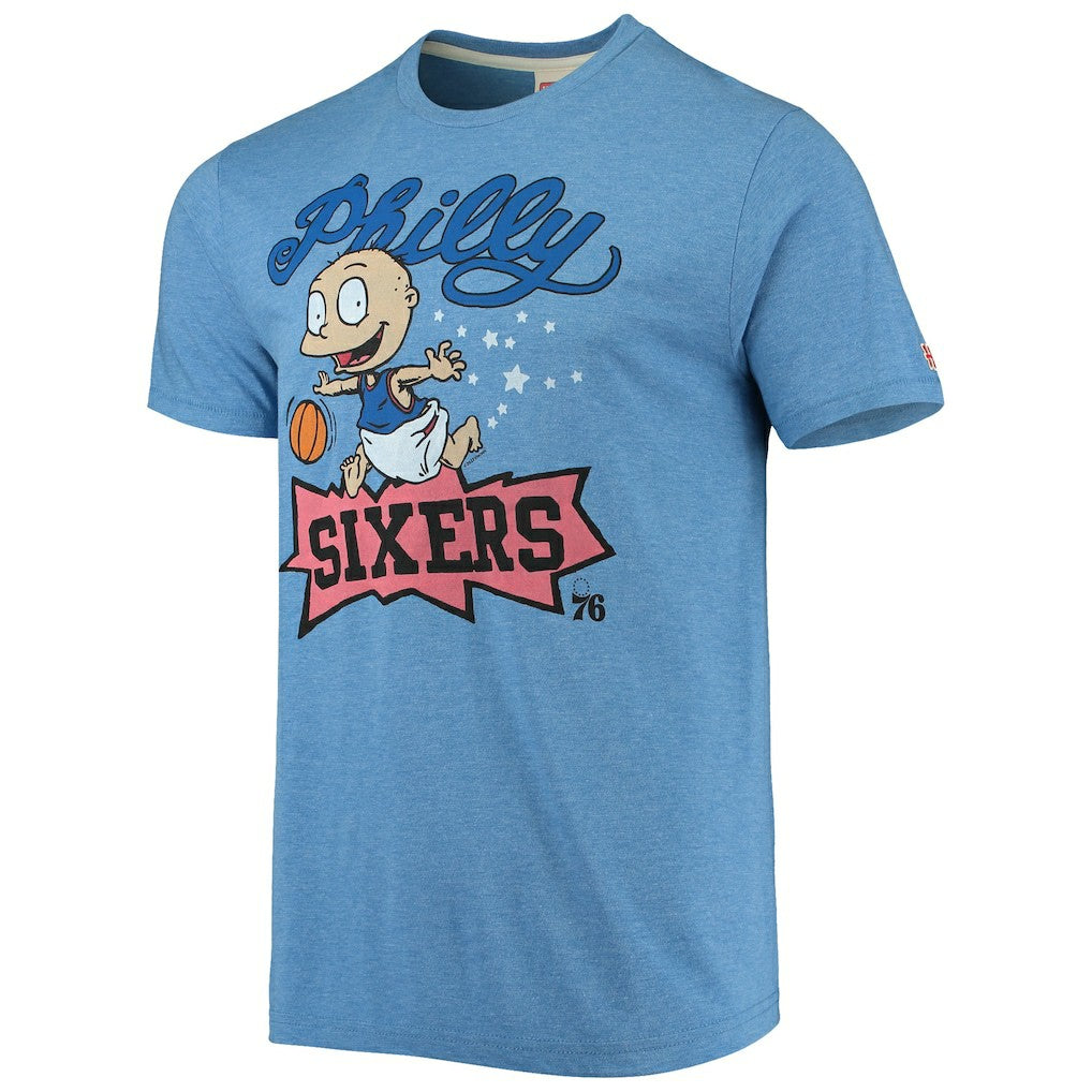 Philadelphia 76ers Homage NBA x Rugrats Tri-Blend T-Shirt Online