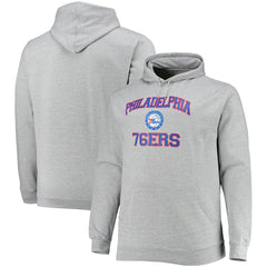Philadelphia 76ers Big & Tall Heart & Soul Pullover Hoodie New