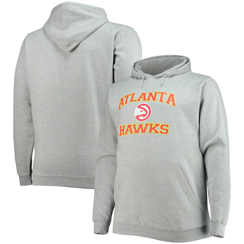 Atlanta Hawks Big & Tall Heart & Soul Pullover Hoodie Outlet