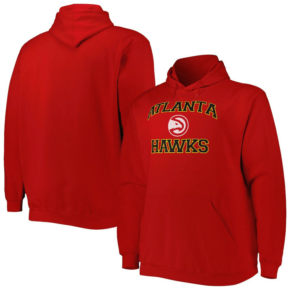 Atlanta Hawks Big & Tall Heart & Soul Pullover Hoodie Discount