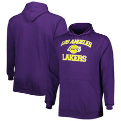 Los Angeles Lakers Big & Tall Heart & Soul Pullover Hoodie Online