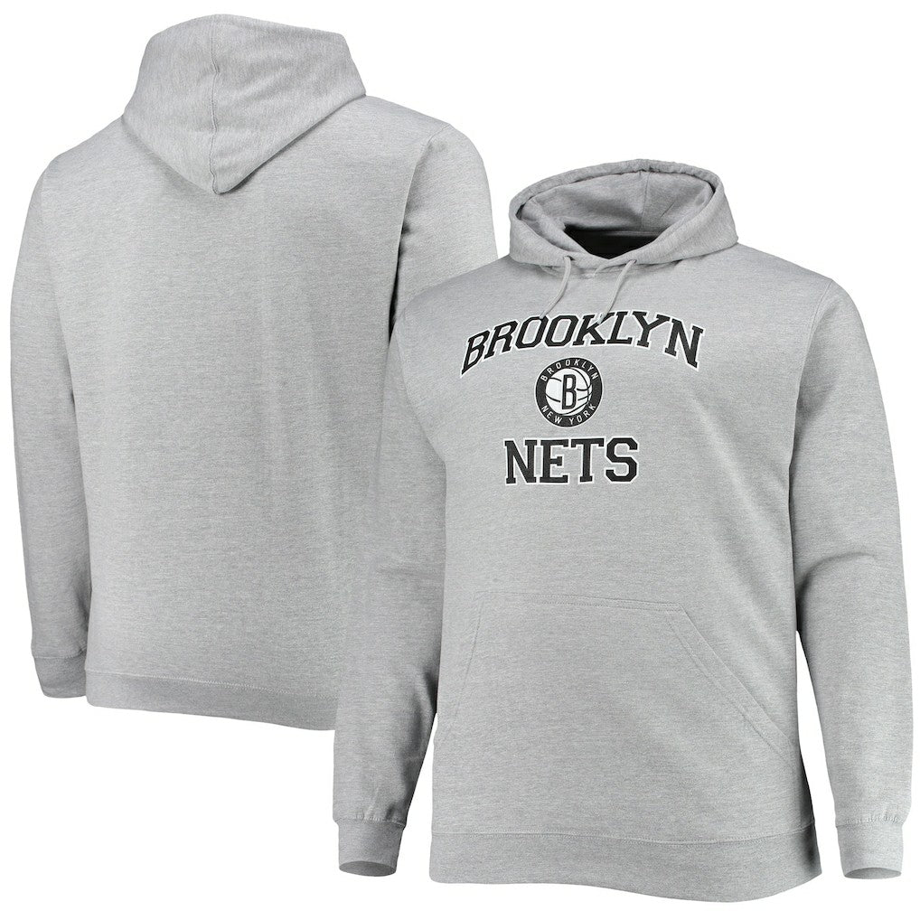 Brooklyn Nets Big & Tall Heart & Soul Pullover Hoodie For Sale