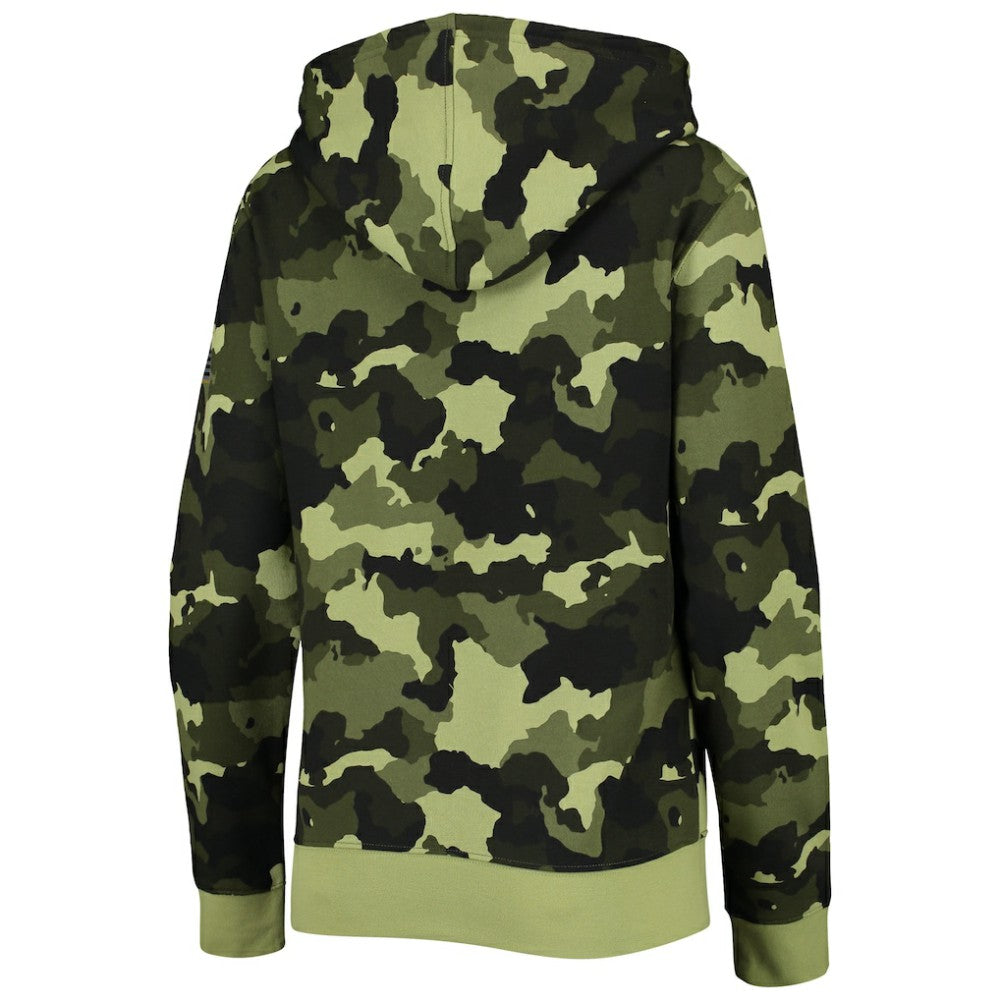 Chicago Cubs New Era Women's 2022 MLB Armed Forces Day Camo Full-Zip Hoodie | MLB Shop