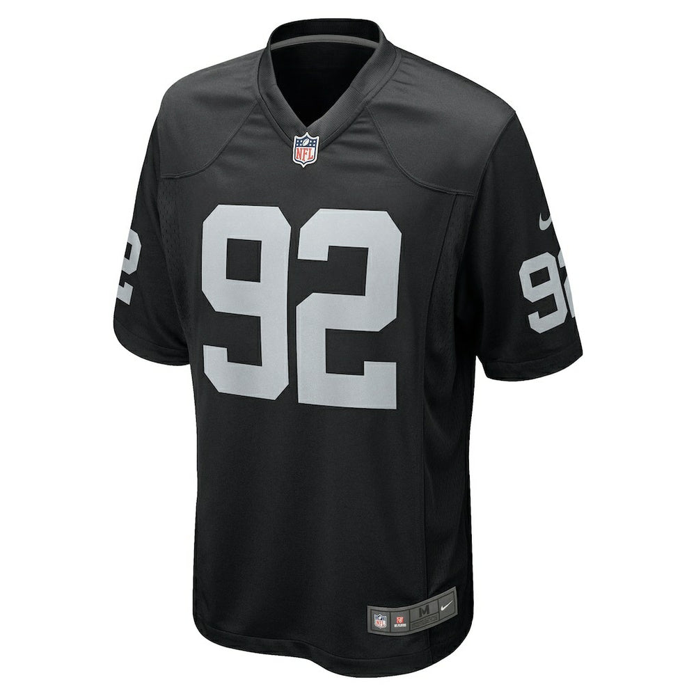 Las Vegas Raiders Nike Richard Seymour  Retired Player Game Jersey