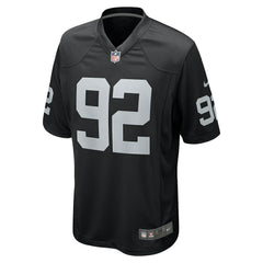 Las Vegas Raiders Nike Richard Seymour  Retired Player Game Jersey